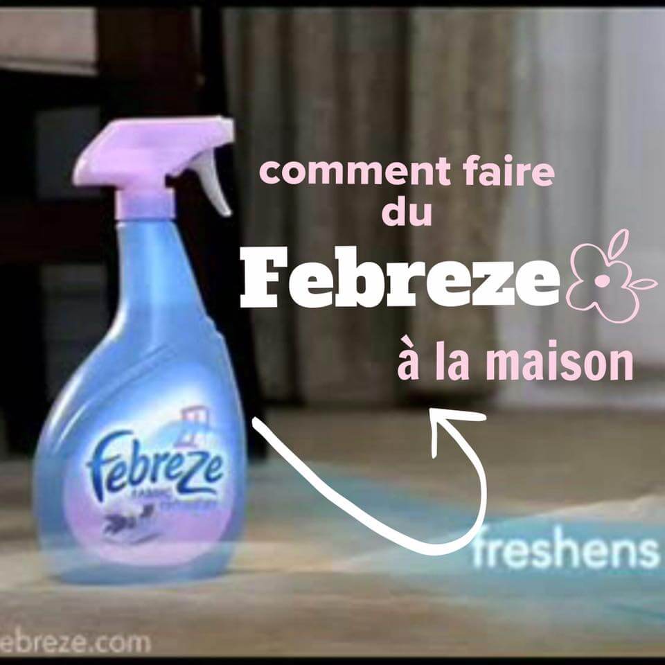 Vous trouvez que le Febreze revient cher? Une dépense que vous aimeriez éviter en faisant votre Frebeze maison? Vous n'imaginez même pas comme c'est facile à reproduire!