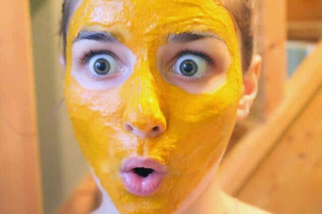 Masque au curcuma